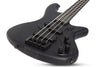 Schecter STILETTO-4 STEALTH PRO Electric Bass Guitar (Satin Black)
