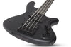 Schecter STILETTO-4 STEALTH PRO EX Electric Bass Guitar (Satin Black)