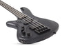 Schecter STILETTO-4 STEALTH PRO EX Left-Handed Electric Bass Guitar (Satin Black)