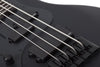 Schecter STILETTO-4 STEALTH PRO EX Left-Handed Electric Bass Guitar (Satin Black)