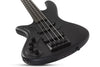 Schecter STILETTO-4 STEALTH PRO Left-Handed Electric Bass Guitar (Satin Black)
