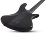 Schecter STILETTO-4 STEALTH PRO Left-Handed Electric Bass Guitar (Satin Black)