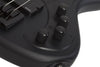 Schecter STILETTO-5 STEALTH PRO 5-String Electric Bass Guitar (Satin Black)