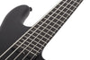 Schecter STILETTO-5 STEALTH PRO 5-String Electric Bass Guitar (Satin Black)