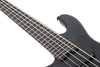 Schecter STILETTO-5 STEALTH PRO 5-String Left-Handed Electric Bass Guitar (Satin Black)