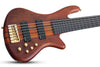 Schecter STILETTO STUDIO-6 FL Fretless 6-String Electric Bass Guitar (Honey Satin)