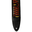 PRS Padded Guitar Strap With FLASH Custom Jacquard Birds Wavelength (Red)