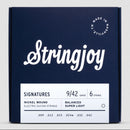 Cordes de guitare électrique Stringjoy SJ-BAL9 équilibrées super légères - 9-42