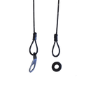 Adaptive Technologies Group SC-024-BC Safety Cable (Black) - 24"