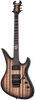 Schecter SYNYSTER GATES FR QM USA SIGNATURE Electric Guitar and Case (Trans Clear Black Burst with Pinstripes)