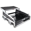 ProX T-2MRSS13ULT MK2 Mixer-DJ 2U Rack Combo Flight Case avec étagère pour ordinateur portable