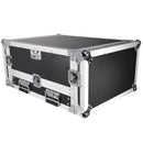 ProX T-2MRSS13ULT MK2 Mixer-DJ 2U Rack Combo Flight Case avec étagère pour ordinateur portable