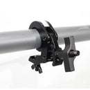 ProX T-C12H-BLK X4 Set of 4 Aluminum Self-Locking M10 Clamp with Big Wing Knob for 2" Truss Tube Capacity 330 lbs. (Black)