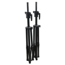ProX T-SS21CX2 PKG 6' Ft Twin Pack Professional Telescoping Crank Up Speaker Stand Set with Carrying Bag (Black)
