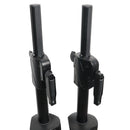 ProX T-SS21CX2 PKG 6' Ft Twin Pack Professional Telescoping Crank Up Speaker Stand Set with Carrying Bag (Black)