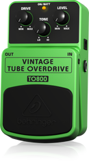 Behringer TO800 Vintage Tube-Sound Overdrive Effects Pedal
