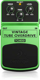 Behringer TO800 Vintage Tube-Sound Overdrive Effects Pedal