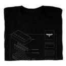 PRS Exploded Pickup Tee (Black) - XLarge