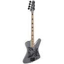 Basse électrique hybride Dean Guitars USA ER HYBRID MLS USA Elliott Rubinson Tribute (Argent métallisé)