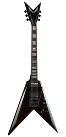 Dean Guitars USA KK VII FM TBK USA Kerry King V II Flame Top Electric Guitar (Trans Black)