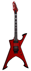 Dean Guitars USA MAS WRAITH F BRD USA Michael Amott Wraith Floyd Eelctric Guitar (Blood Red w/Black Bevels)