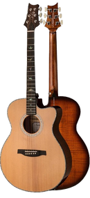 PRS SE A50E Acoustic Guitar (Natural With Black Gold Burst)