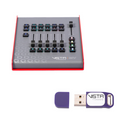 Vista CQ675-1000 MV Control Surface for Lighting + Vista CQ678-1024 1024-Channel Dongle (BUNDLE)