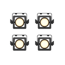 Chauvet Professional STRIKE-ARRAY1-HEADS 4 Frame Mounted Heads With Yokes And Cables
