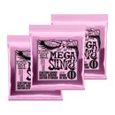 Ernie Ball 2213EB Mega Slinky Electric Guitar Strings - 10.5-48 (BUNDLE)
