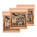 Ernie Ball 2224EB Turbo Slinky Electric Guitar Strings - 9.5-46 (BUNDLE)