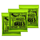 Ernie Ball 2836EB Slinky Regular Slinky Nickel Wound 5 Electric Bass Guitar Strings (BUNDLE)