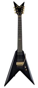 Dean Guitars VEN KS SEL 7 TBK Karl Sanders V 7 String Electric Guitar (Transparent Black)