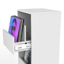 Vault en vinyle glorieux avec des tiroirs (blanc)