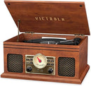 Victrola NOSTALGIC 4-in-1 Bluetooth Record Player (Mahogany)