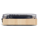 Victrola Harmony Turntable System (Natural Wood + Light Linen)