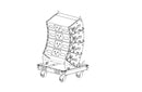 JBL VTX-A6-CASE Road Case For VTX A6