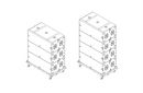 JBL VTX-B28-VT Vertical Transporter Accessory For VTX B28