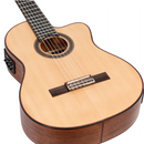 Valencia VC704CE Guitare électrique classique taille 4/4 (finition satinée naturelle)