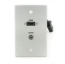 Covid W1201P-CA HDMI Wall Plate (Clear Anodized)