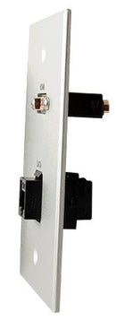 Covid W1229F-CA HDMI Female and RJ45-CAT6 Wall Plate (Clear Anodized)