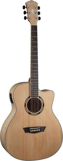 Guitare électro-acoustique Grand Auditorium Washburn AG40CEK-A Série Apprentice (Naturel)