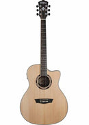 Guitare électro-acoustique de style Grand Auditorium Washburn AG70CEK-A Apprentice Series (Naturel)