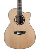 Guitare électro-acoustique de style Grand Auditorium Washburn AG70CEK-A Apprentice Series (Naturel)