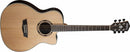 Guitare électro-acoustique de style Grand Auditorium Washburn AG70CEK-A Apprentice Series (Naturel)