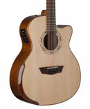 Washburn WCG15SCE12-O Comfort Series 12-String Acoustic Electric Guitar (Natural Gloss Finish)