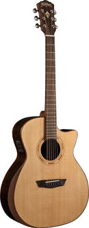 Washburn WCG20SCE-O Comfort Series Acoustic Electric Guitar (Natural Gloss)