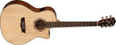 Washburn WLO10SCE-O Woodline Series Acoustic Electric Guitar (Natural Gloss)