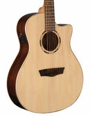 Washburn WLO20SCE-O Woodline Series Acoustic Electric Guitar (Natural Gloss)