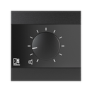 Audac WP200US/B Remote Volume Controller Wall Plate (Black)