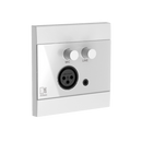 Audac WP205US/W ARES5A Wall panel Microphone And Line Input (White) - 80 x 80 mm